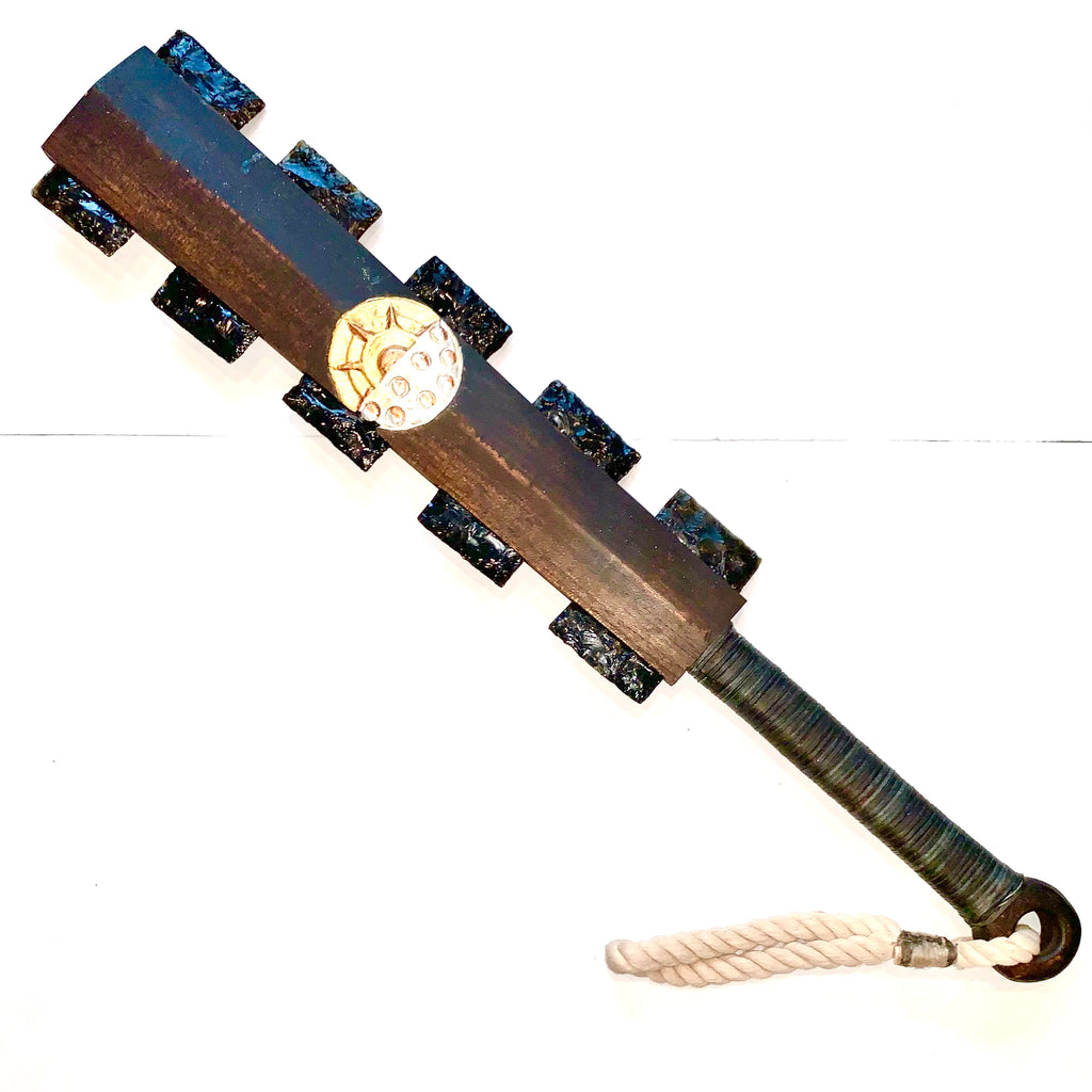 azteccc★4879+5859 Macuahuitl (Aztec Club) 27” Aztec Calendar – Tochtli