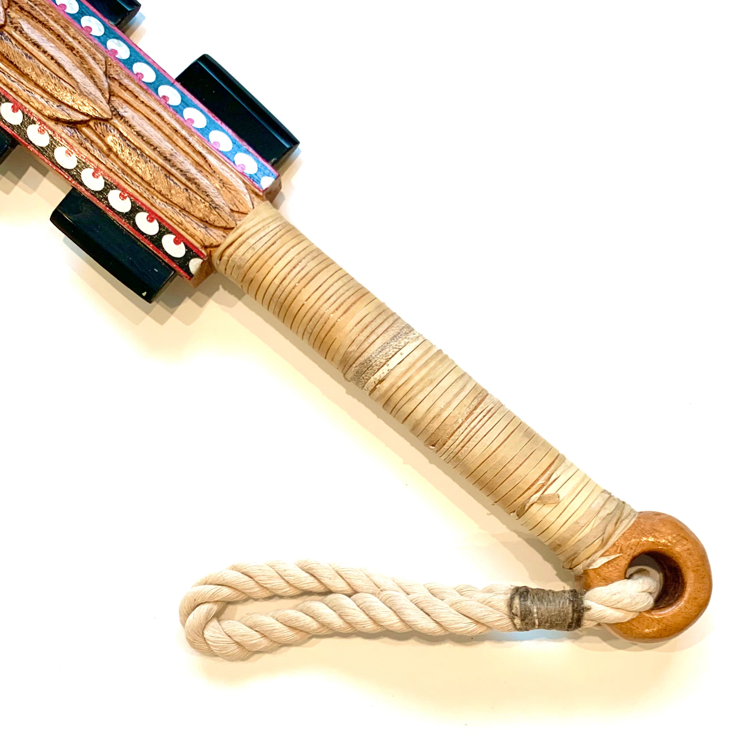Macuahuitl (Aztec Club) - Eagle Feathers - 27"