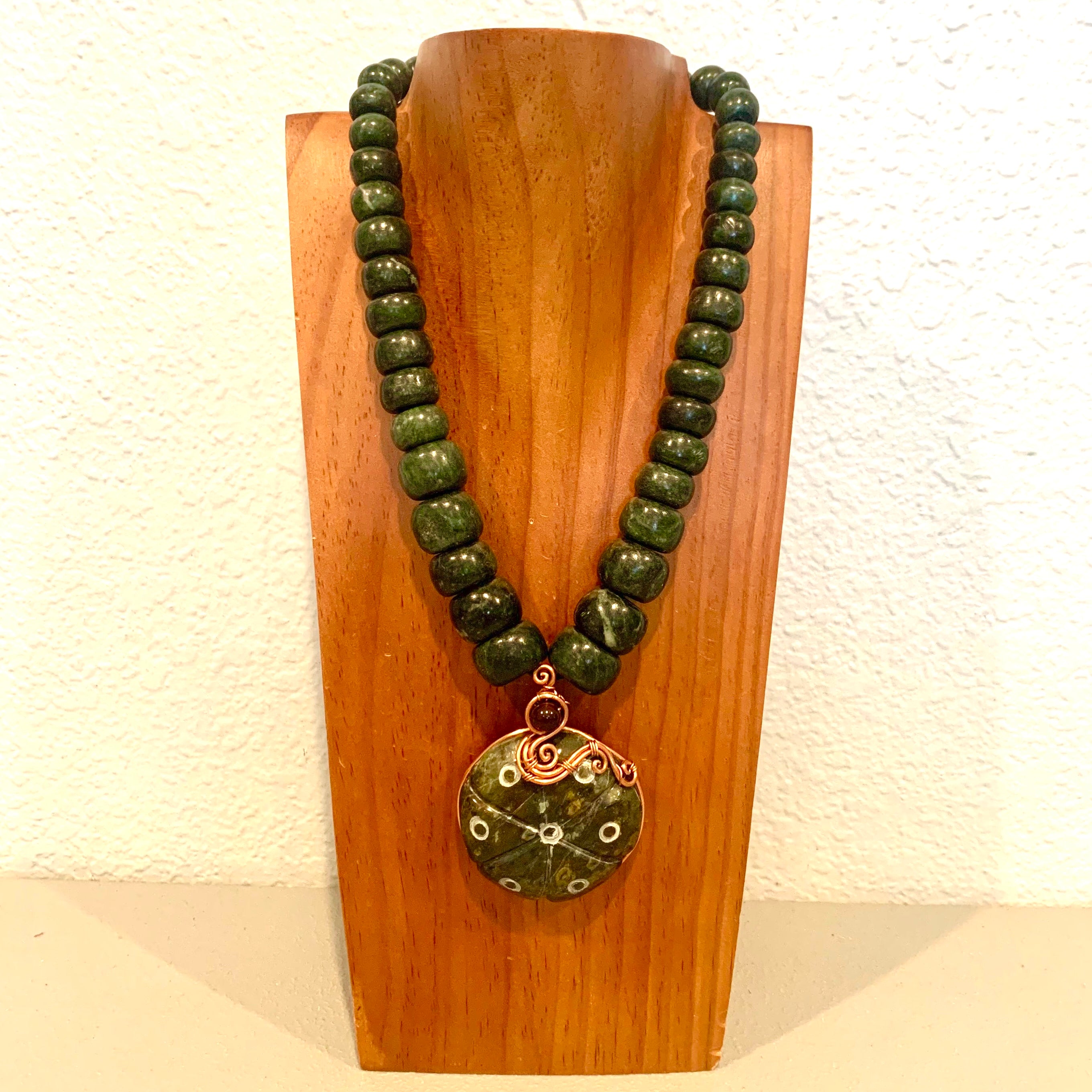 Necklace - Guatamala Jade Peyote 4