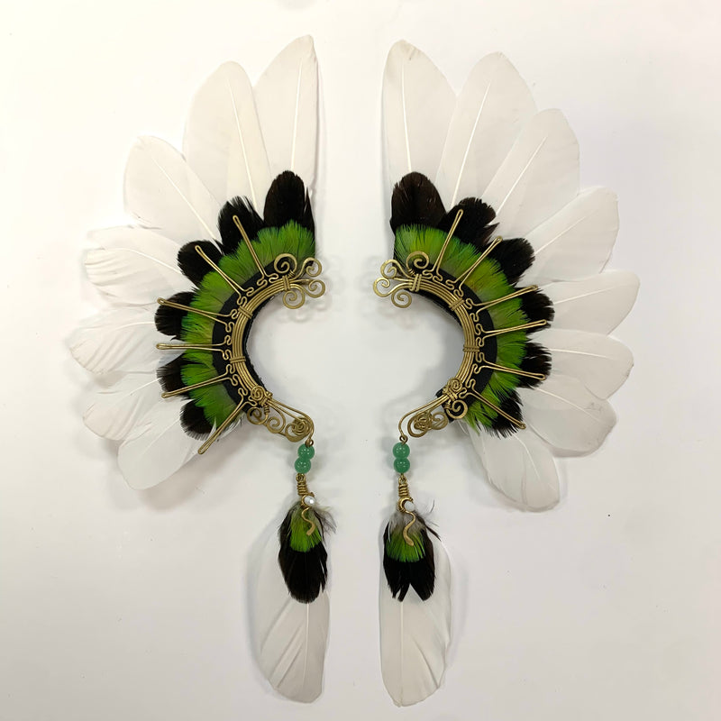 Feather wing cuff Earrings 1019