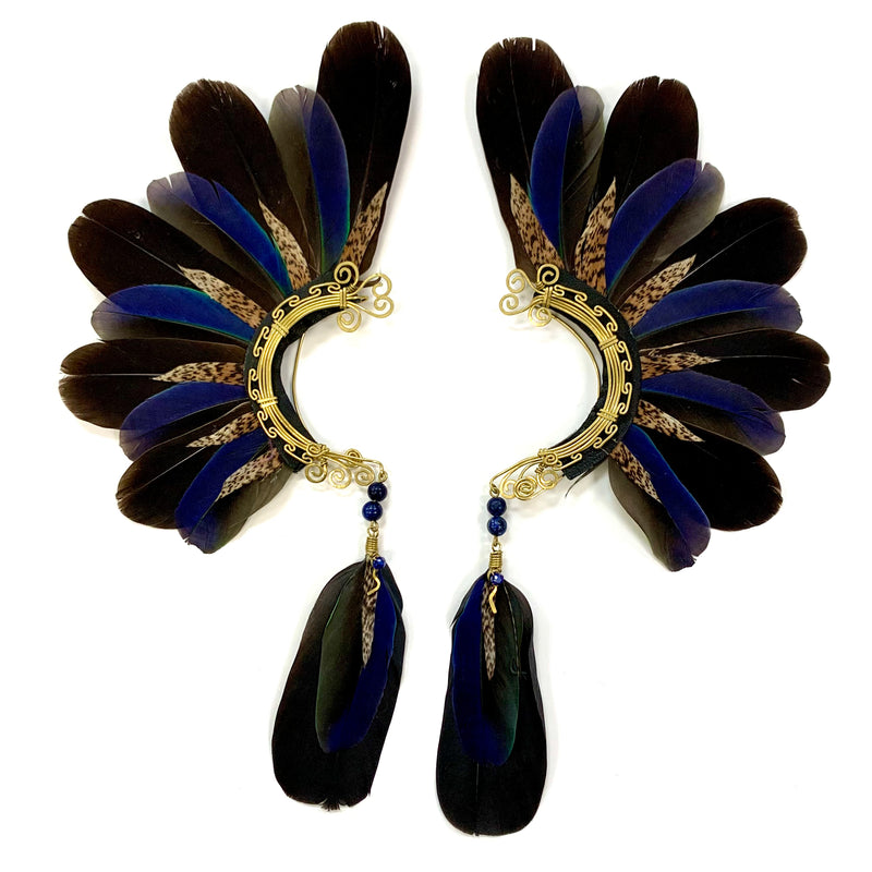Feather wing cuff Earrings 1016