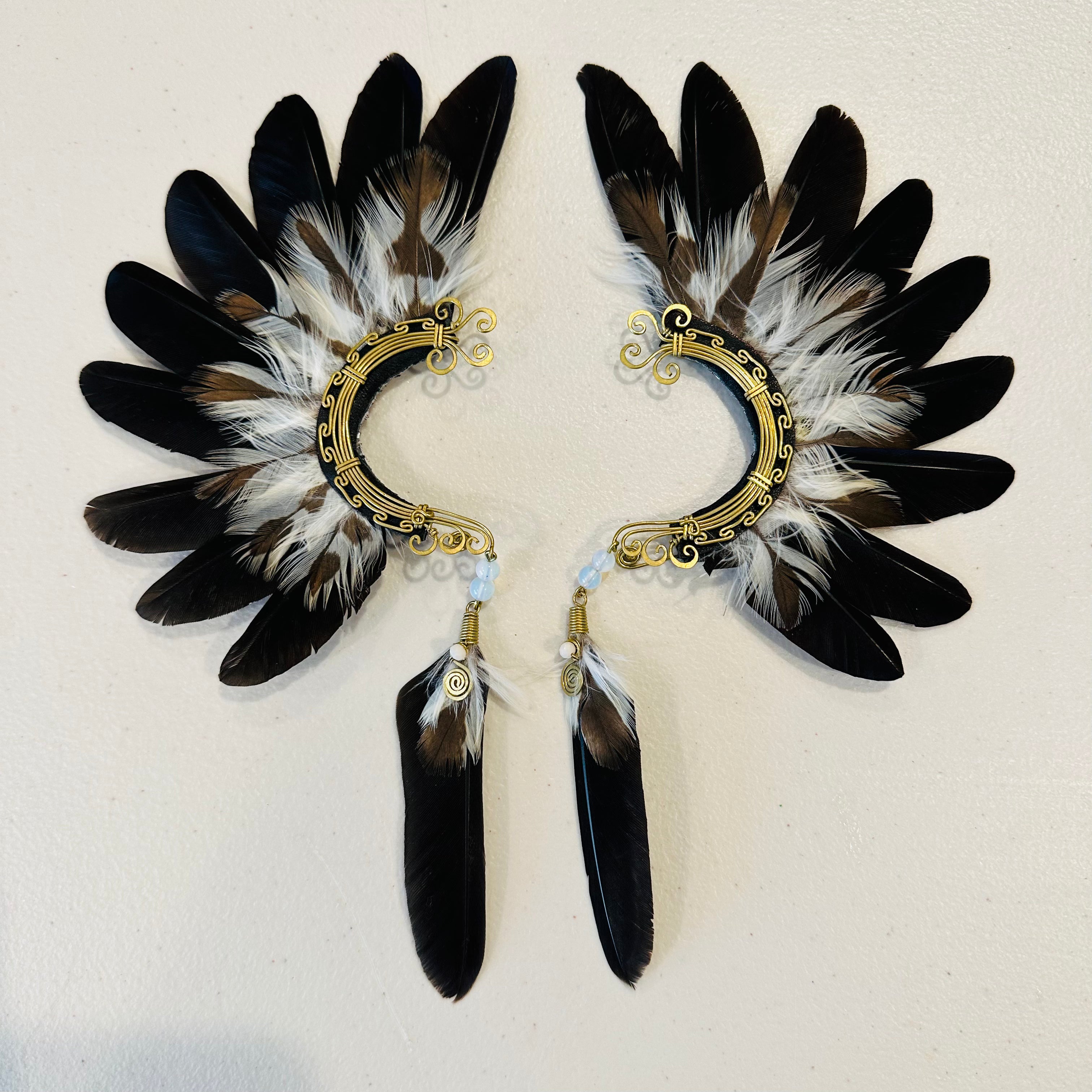 Feather wing cuff Earrings 913