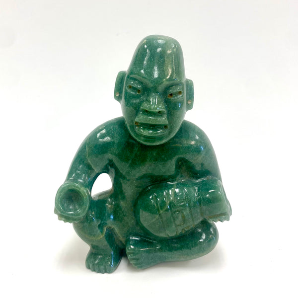 Statue - Imperial Jade - Olmec warrior 2