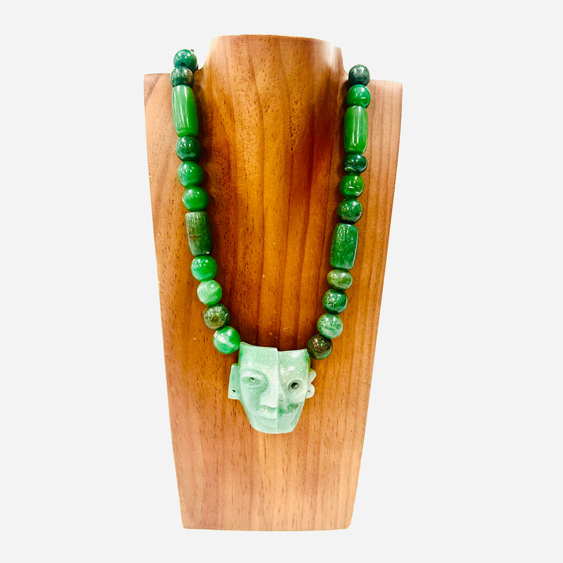 Necklace - Jade Mask