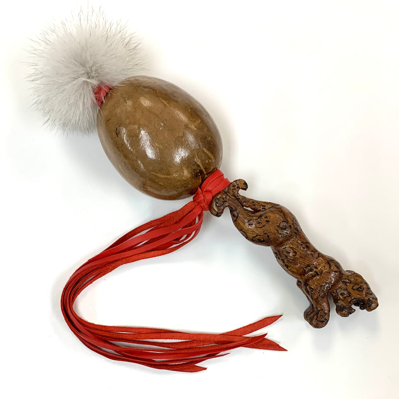 Aztec Dance Gourd Rattle 48