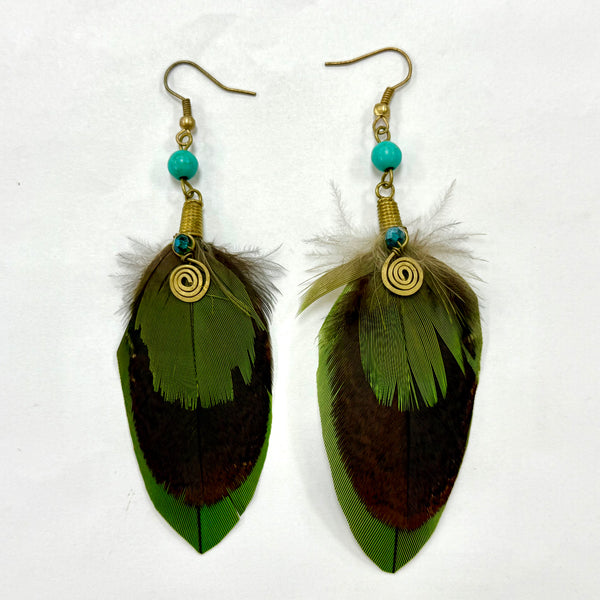 Feather Earrings(Medium) 109