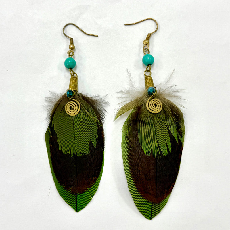 Feather Earrings(Medium) 109