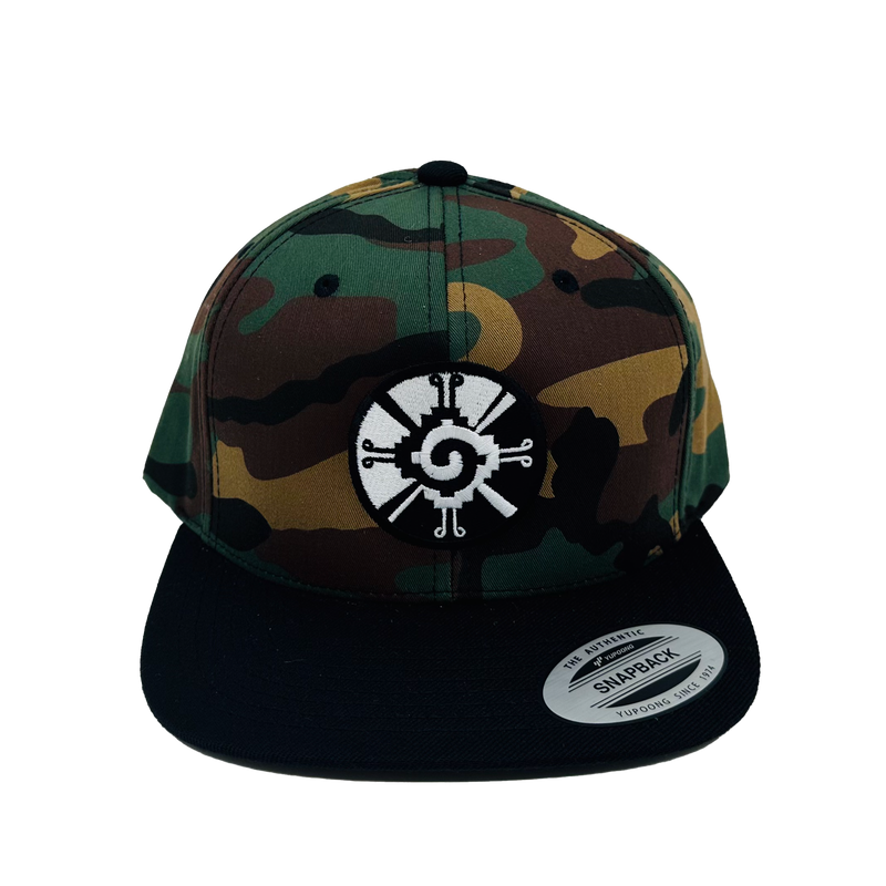 Snapback Hats - Hunab Ku Camo n black