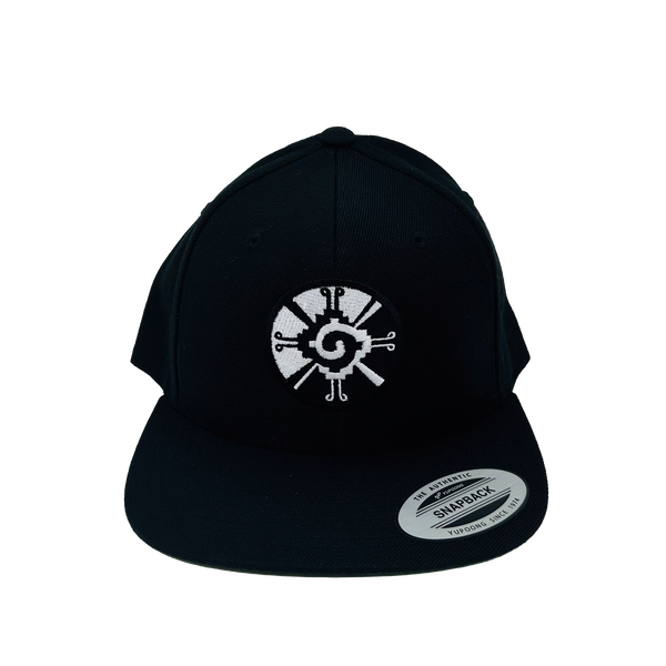 Snapback Hats - Hunab Ku Black on black