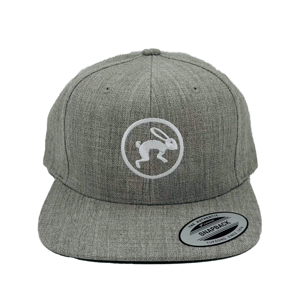 Snapback Hats - Tochtli Flat Bill Heather Grey