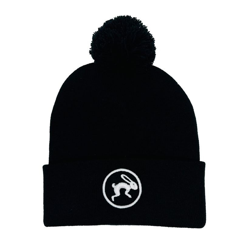 Beanie - Tochtli black Pom Pom