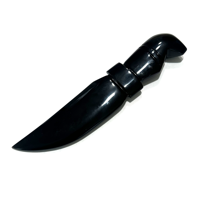 Tecpatl - obsidian letter opener - 8”