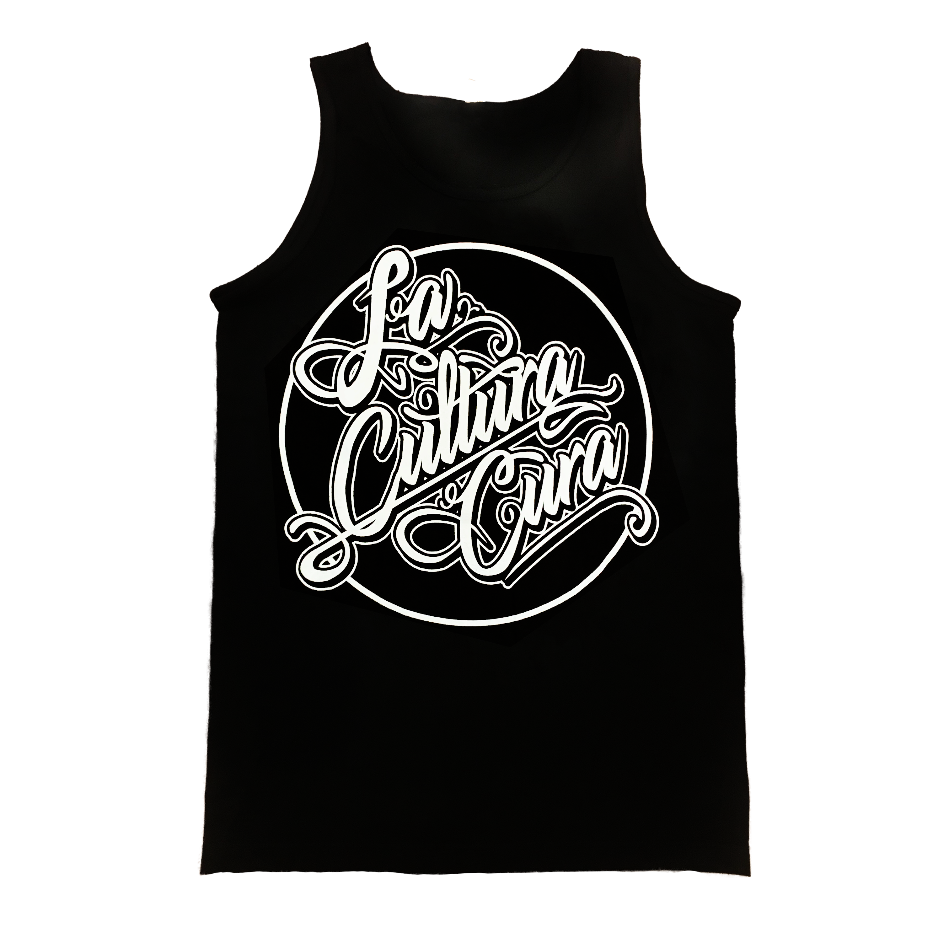 Tank Top - La Cultura Cura - Black