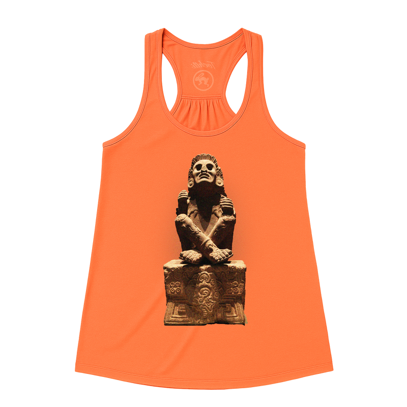 Tank Top - Ladies Flowy Razor Back - Xochipilli Coral