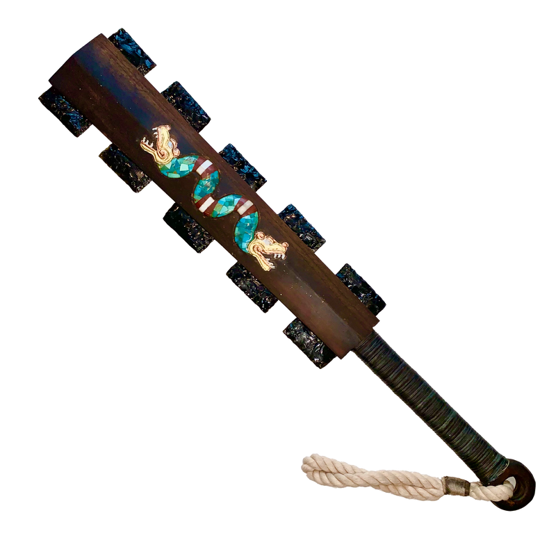 Macuahuitl (Aztec Club) 27” Mosaic Snake