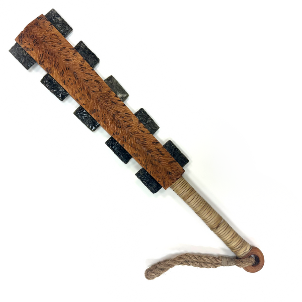 Macuahuitl (Aztec Club) 27” - Jaguar Print 2