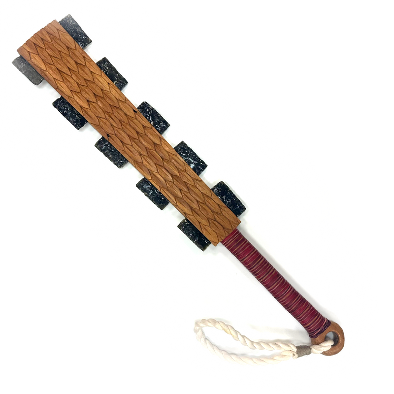 Macuahuitl (Aztec Club) 27” - Spot & Feather