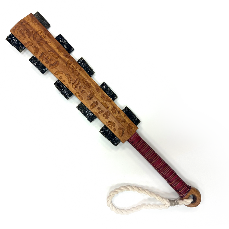 Macuahuitl (Aztec Club) 27” - Spot & Feather