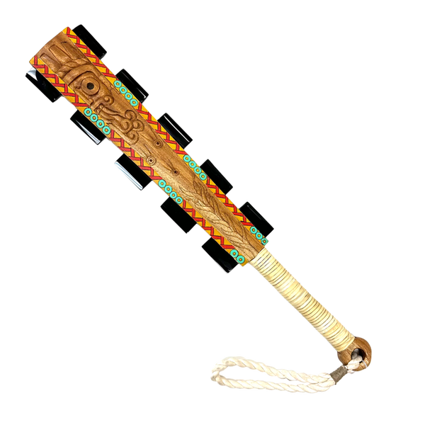 Macuahuitl (Aztec Club) - Tlaloc - 27”
