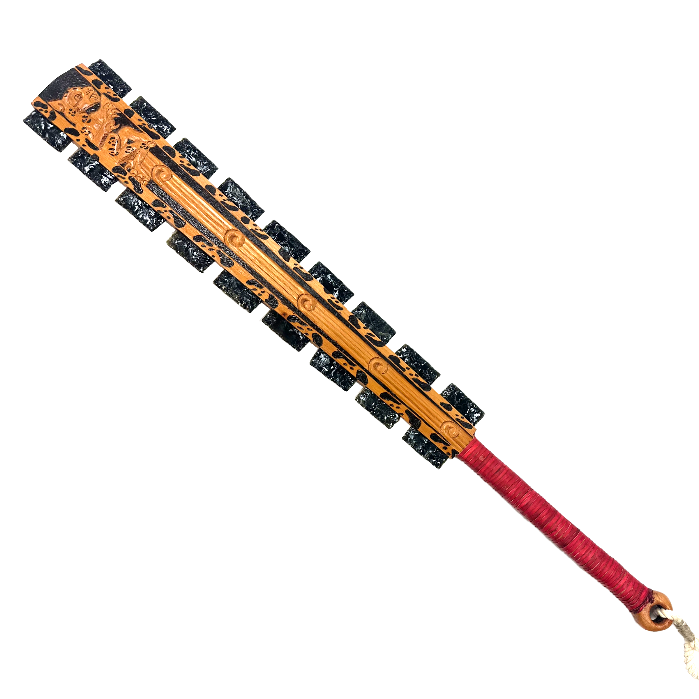 Macuahuitl (Aztec Club) 40" Jaguar