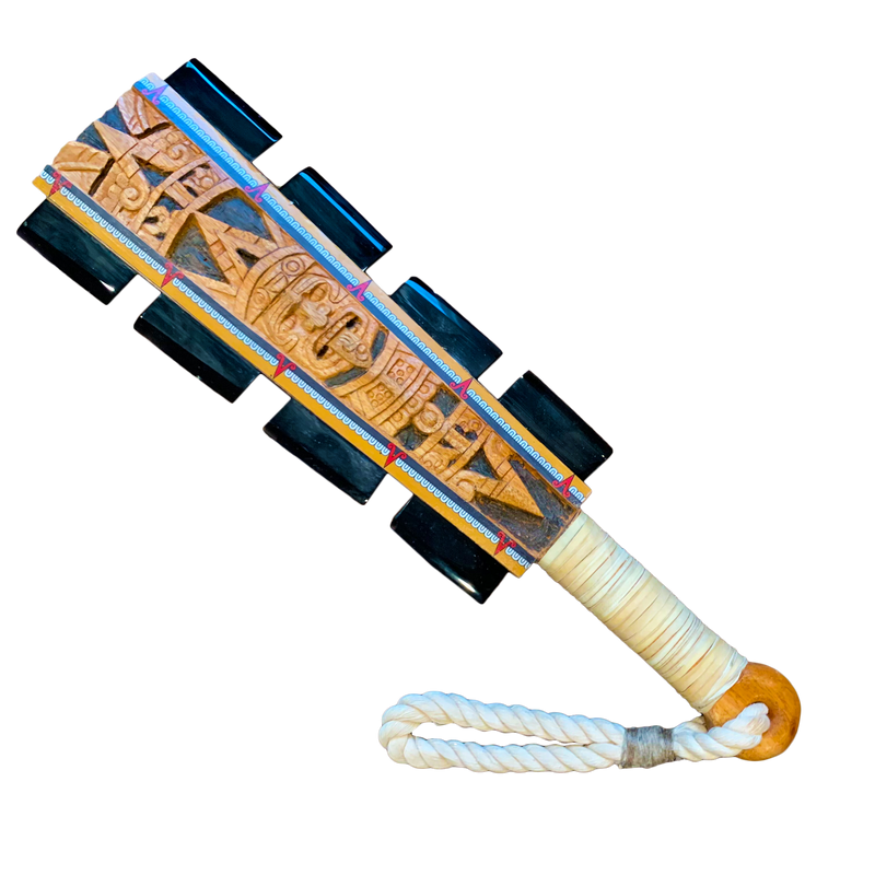 Macuahuitl (Aztec Club) 17” Aztec Calendar 2