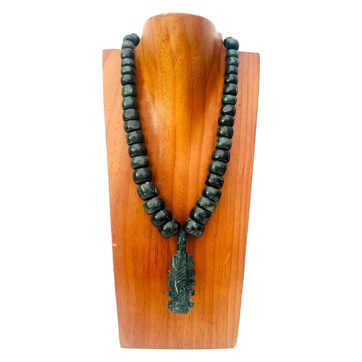 Necklace - Guatamala Jade - Macuahuitl