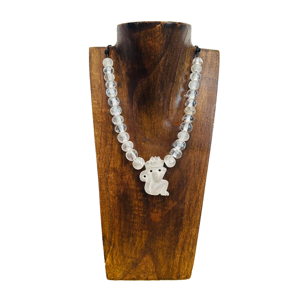 Necklace - Crystal - Ozomatli Monkey