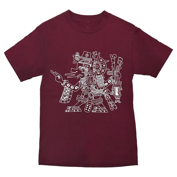 Top - Quetzalcoatl 2 - Maroon