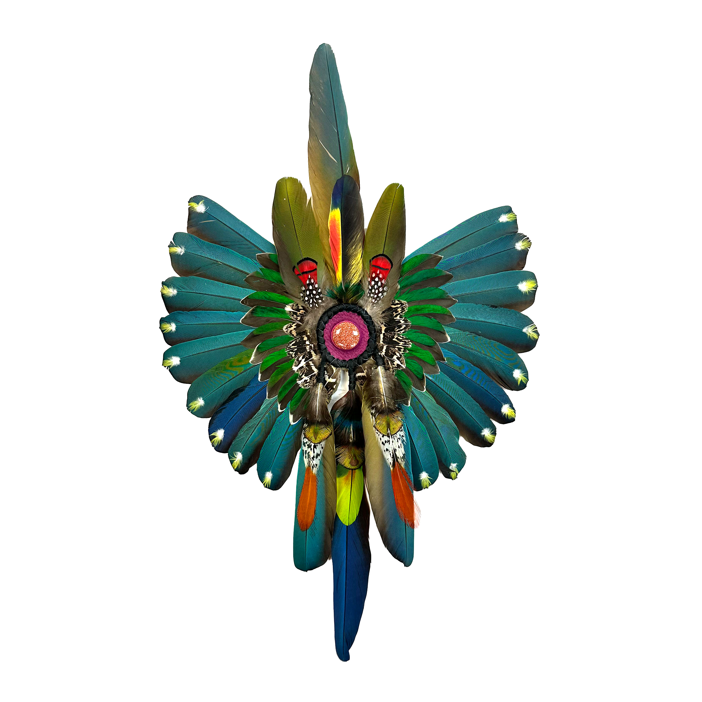 Hair Pendant - Feather - 38