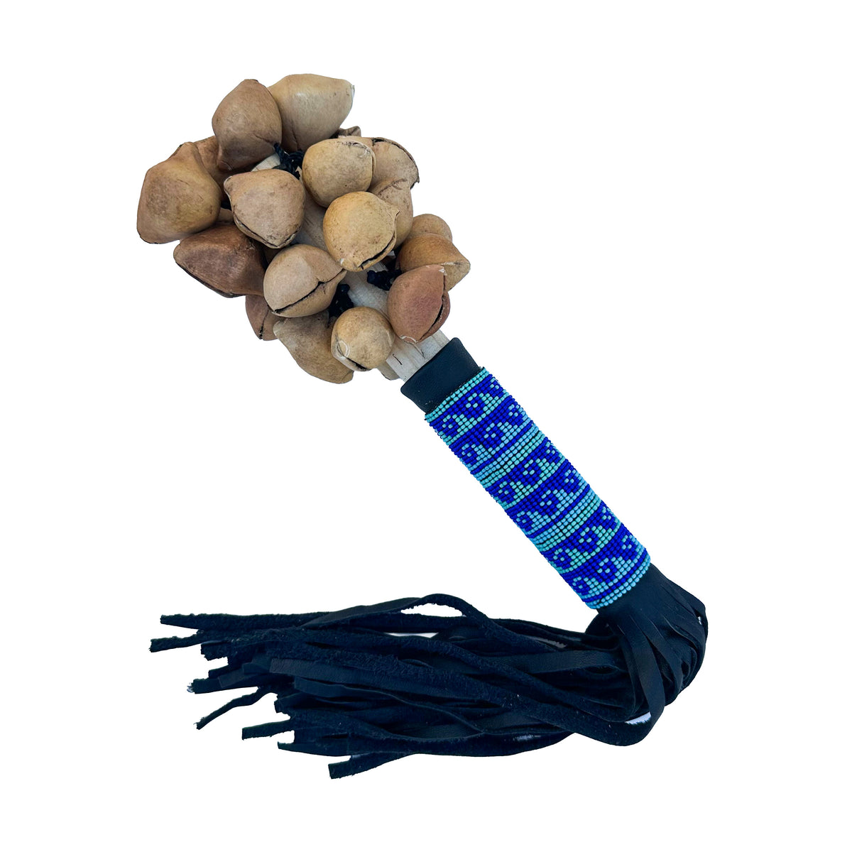 Sonaja (Rattle) - Ayoyotes with beads - 129
