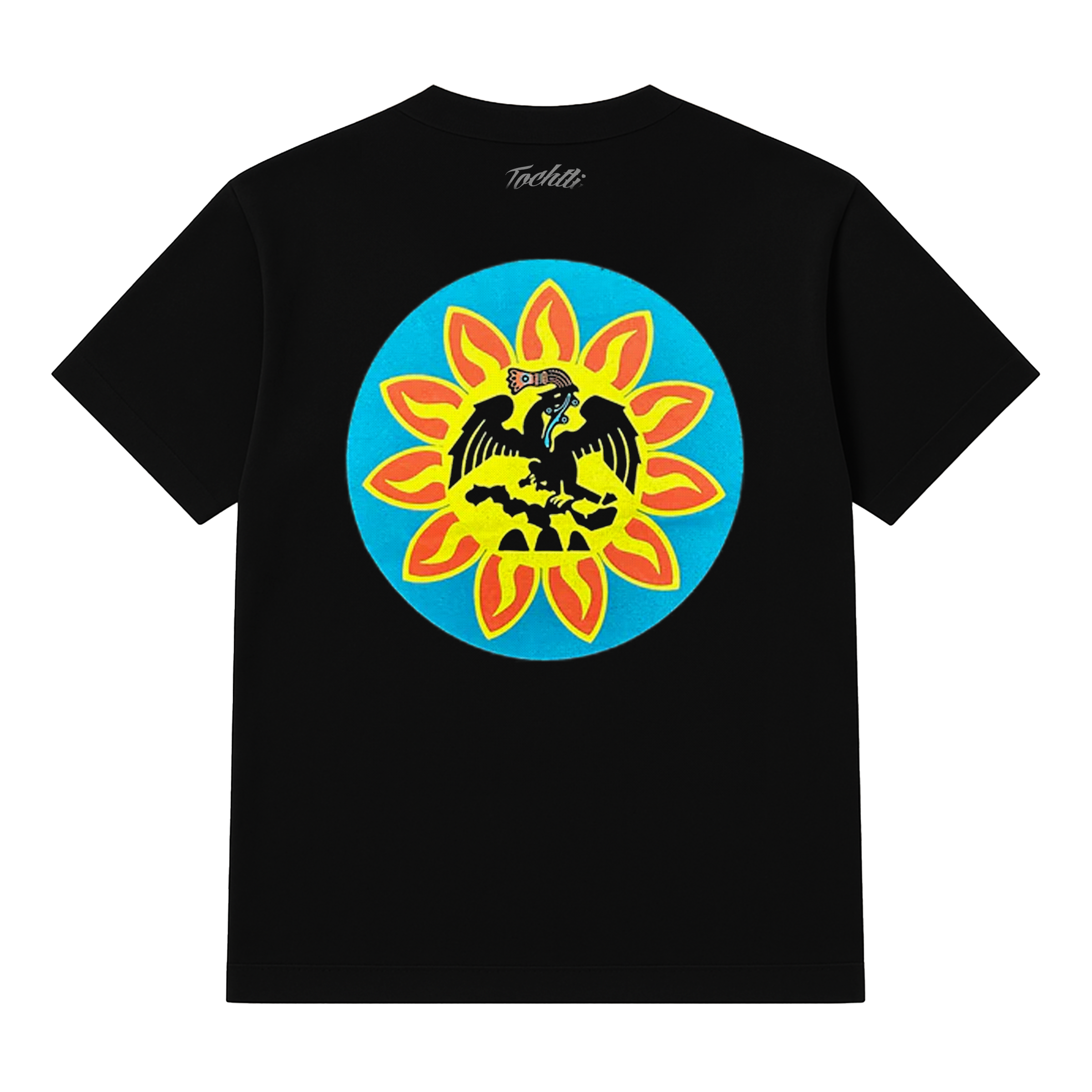 Top - Mexica Flag - Black
