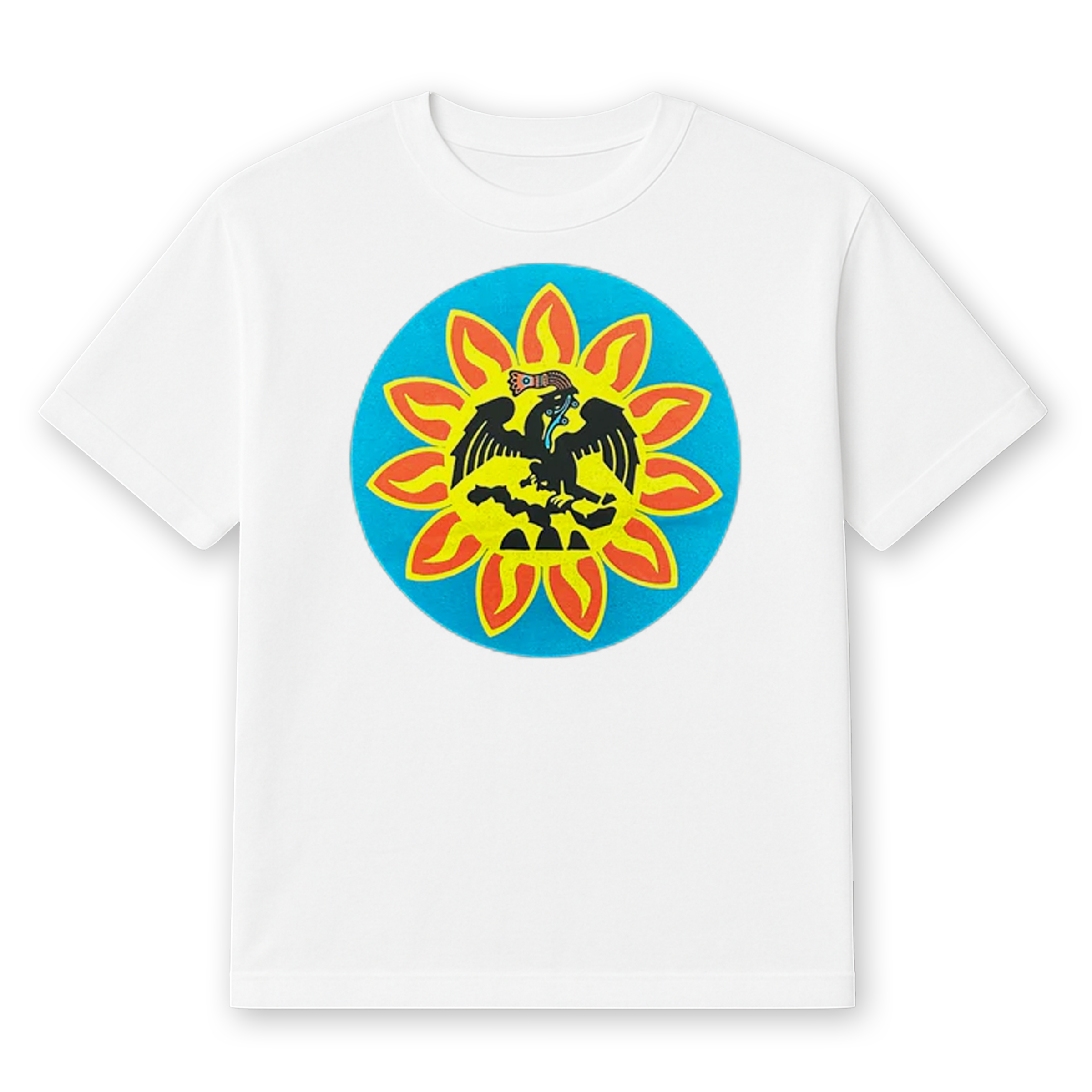 Top - Mexica Flag - White