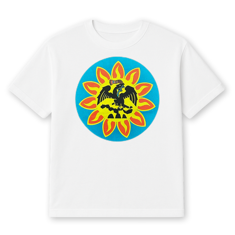 Top - Mexica Flag - White