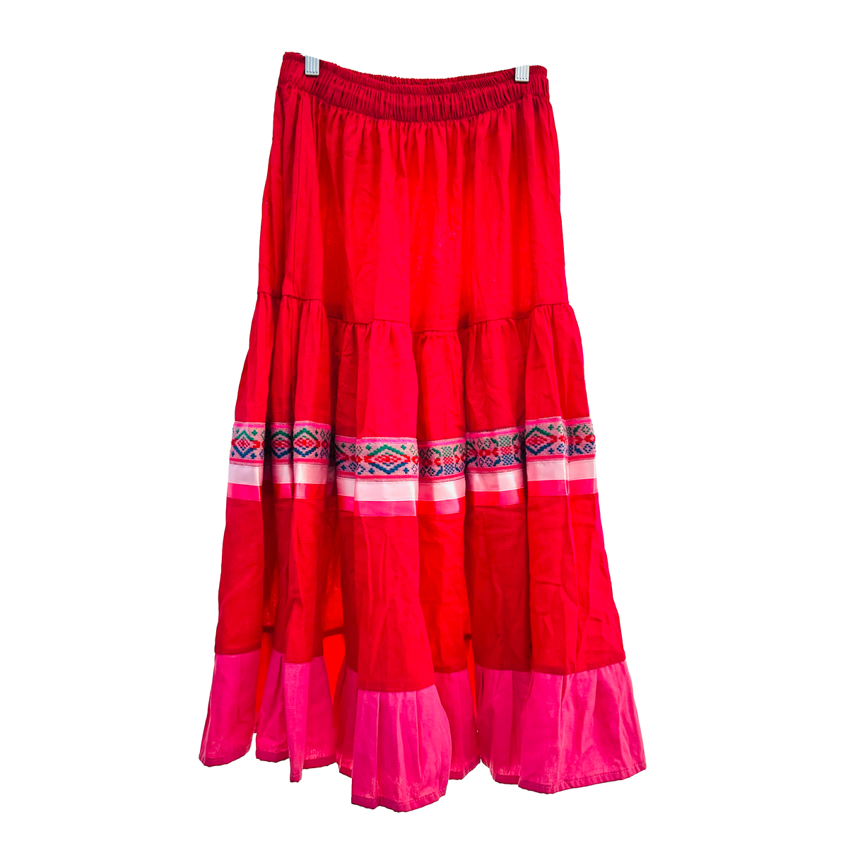 Dance Skirt - Red & Pink