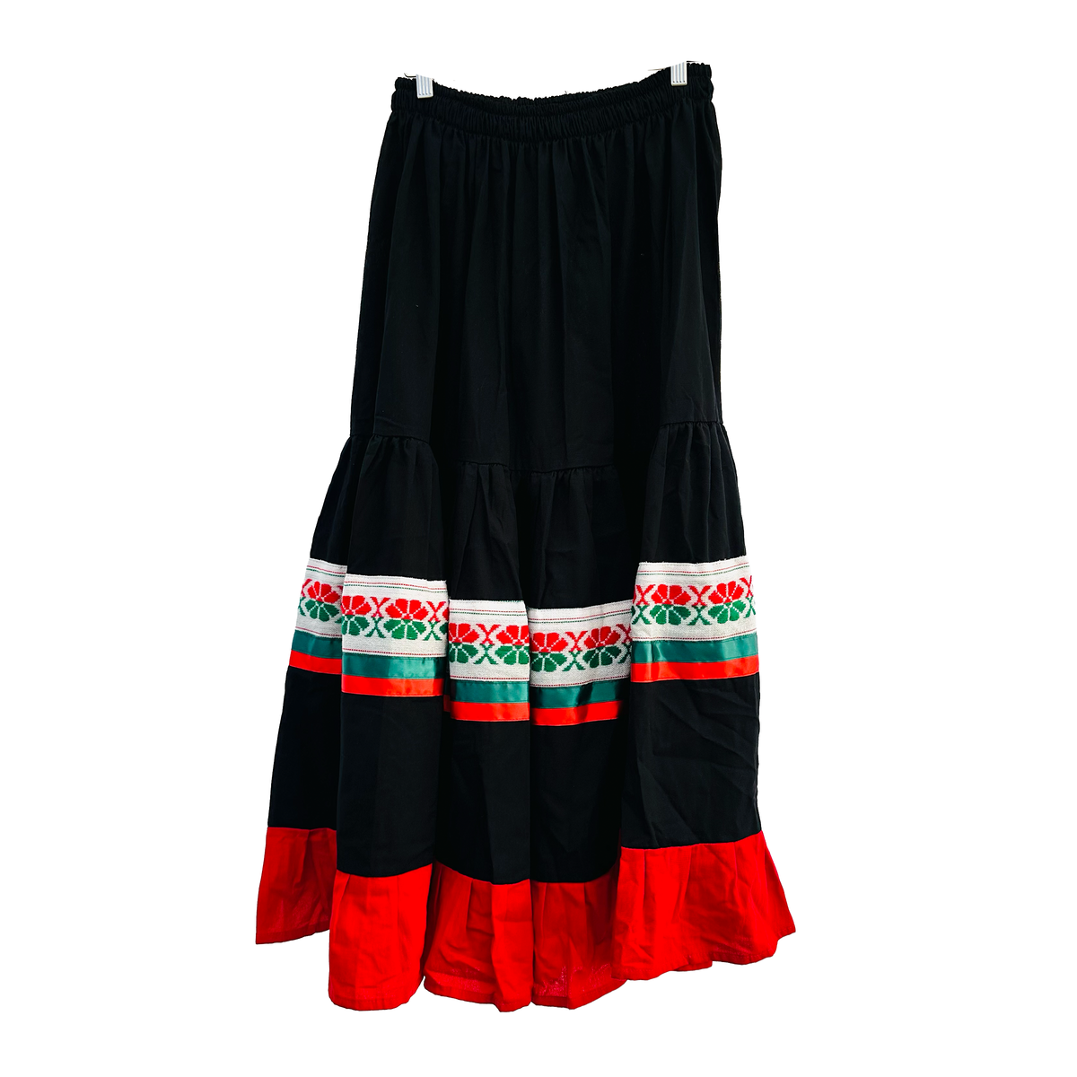 Dance Skirt - Black & Red