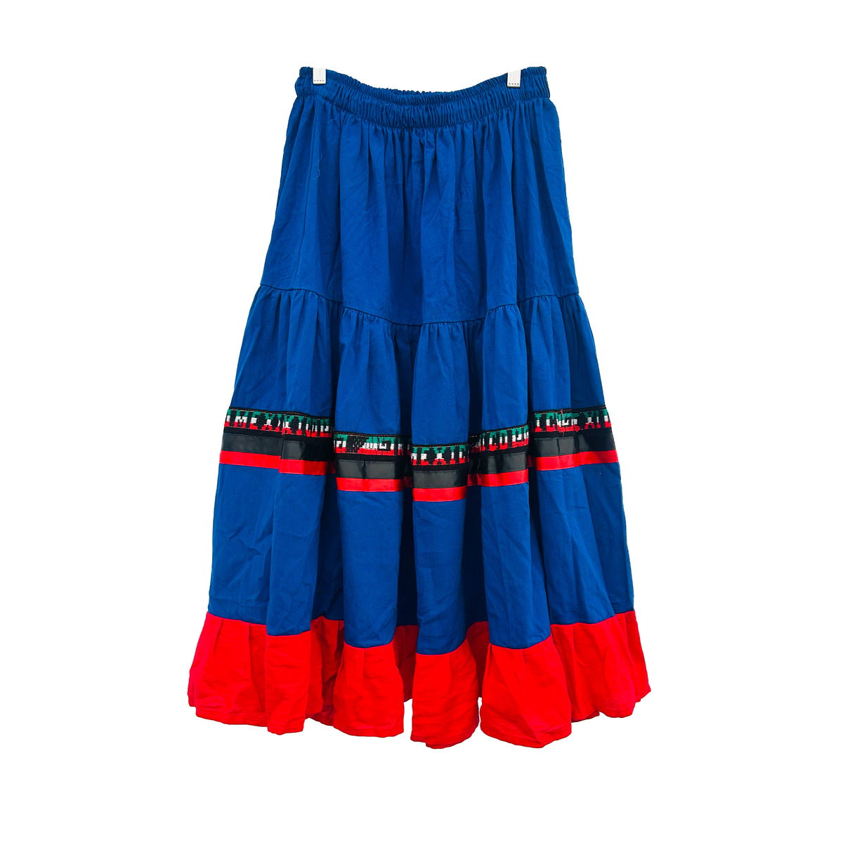 Dance Skirt - Blue & Red
