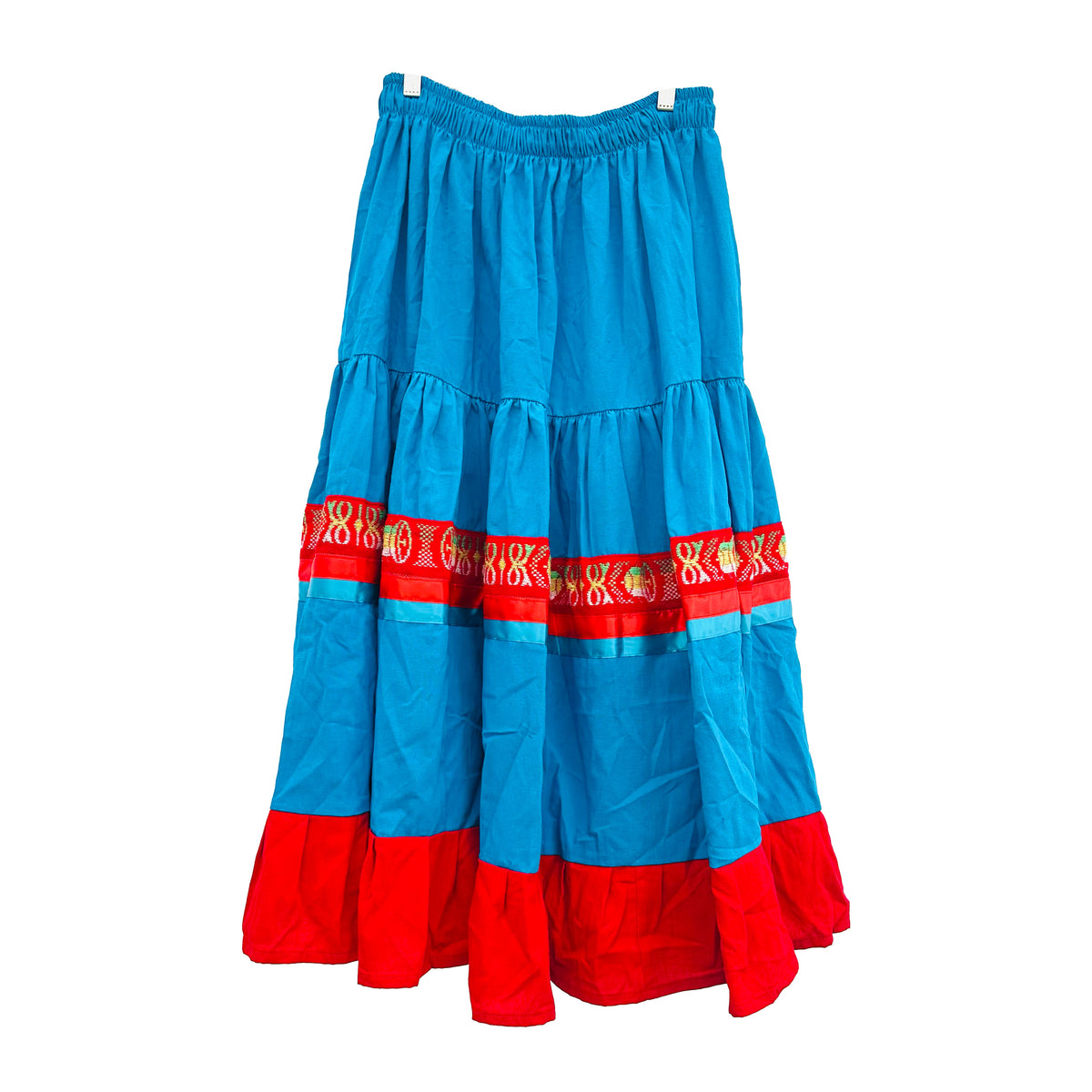 Dance Skirt - Blue & Red