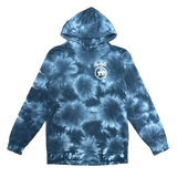 Hoodie - Huitzilopochtli Navy tie dye