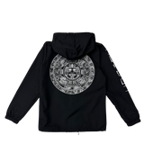 Windbreaker - Aztec Calendar - black - Button Up