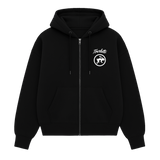 Hoodie full zip - Cuauhtemoc - Black
