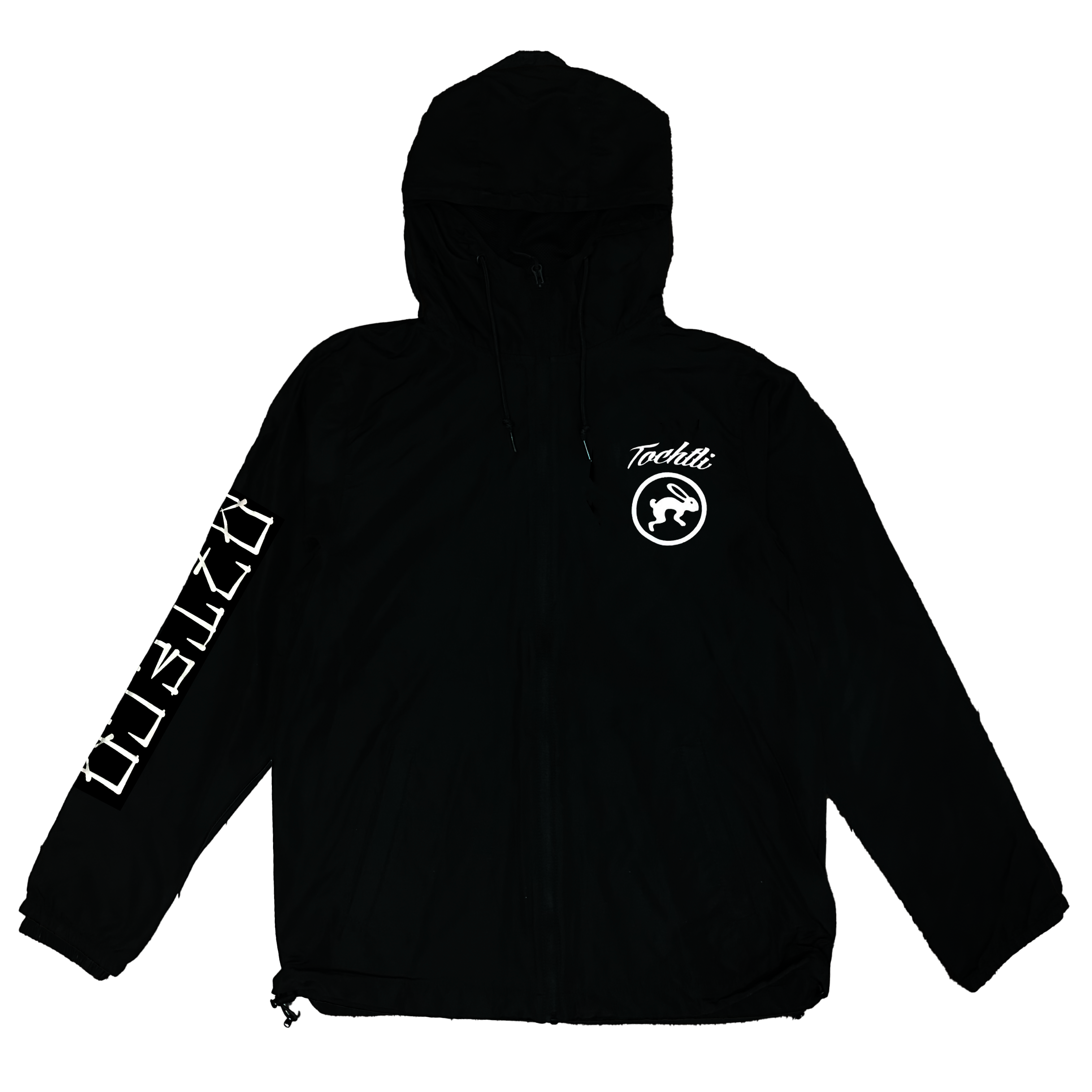 Windbreaker - Aztec Calendar - Black - Full-Zip