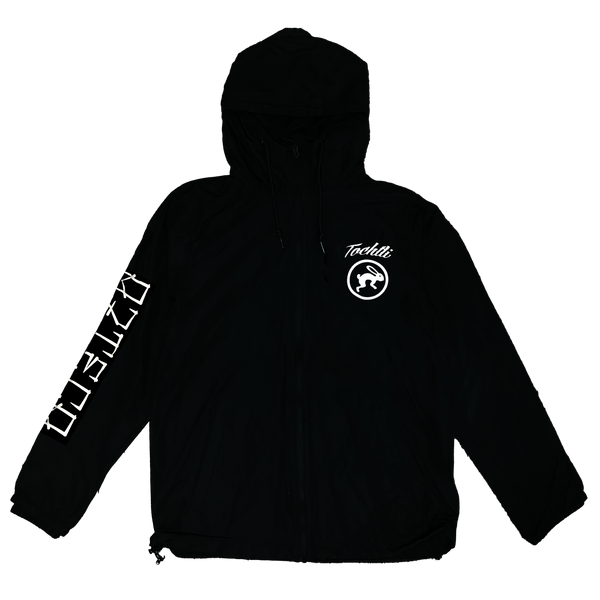 Windbreaker - Aztec Calendar - Black - Full-Zip