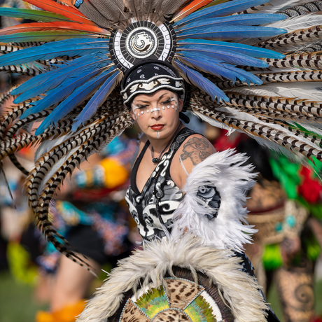 Copilli (Aztec Head Dress) - Beaded - 1 Tochtli Cultural Wear Copilli (Aztec Head Dress) - Beaded - 1 Tochtli Cultural Wear