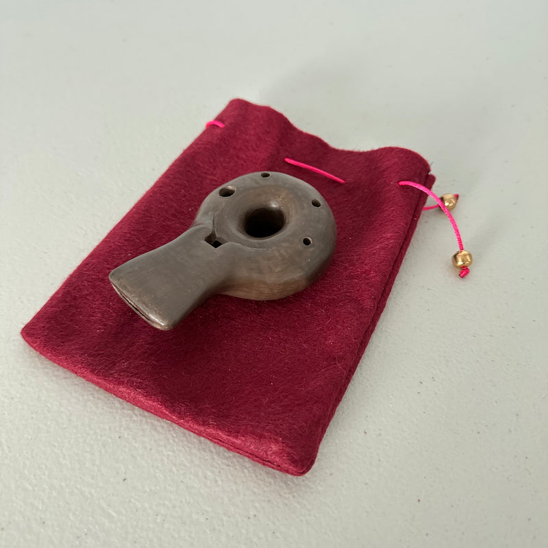 Clay Flute - Aztec Pre-Colombian