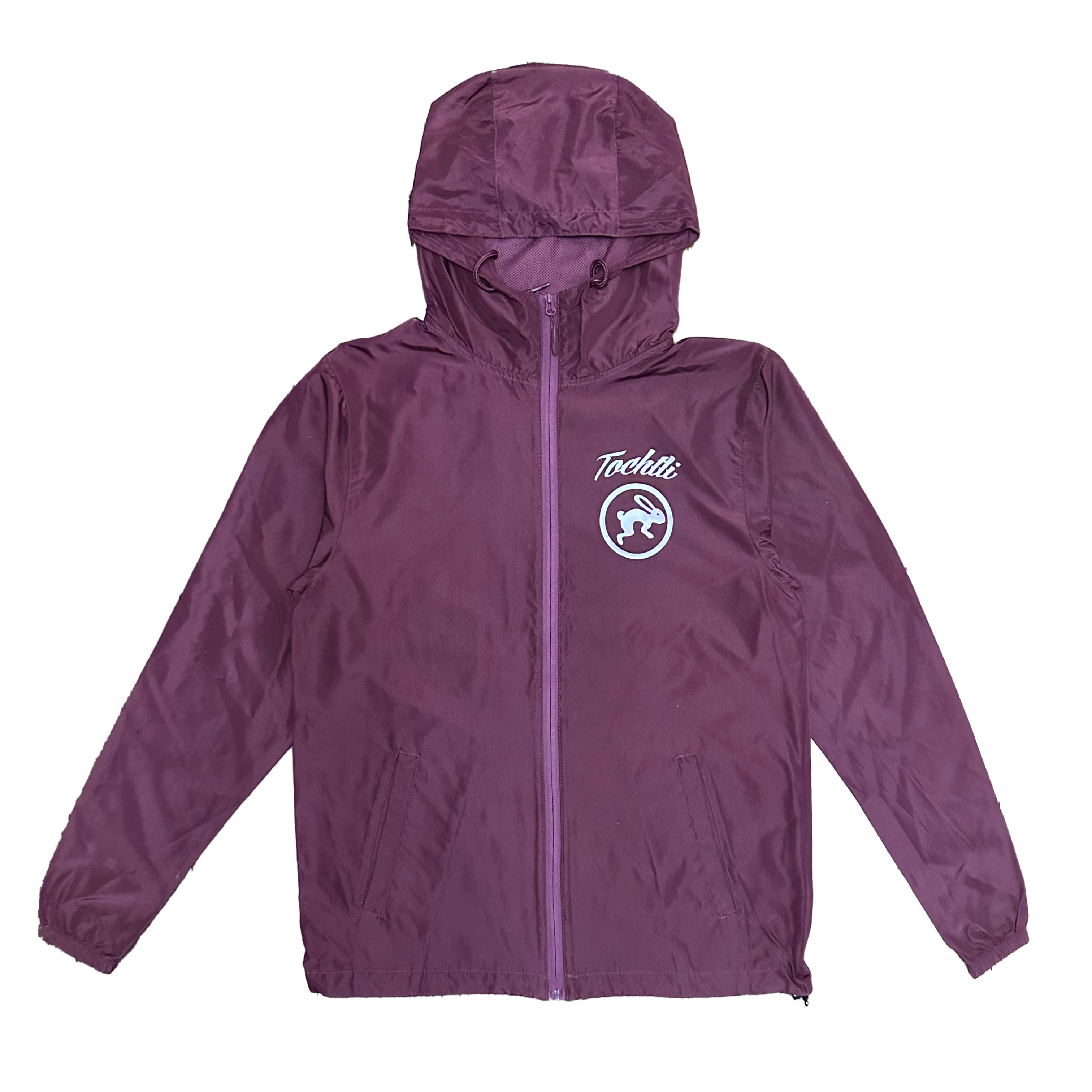 Windbreaker - Quetzalcoatl 2 - Maroon - Full-Zip