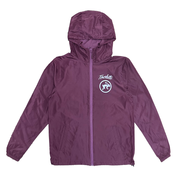 Windbreaker - Quetzalcoatl 2 - Maroon - Full-Zip