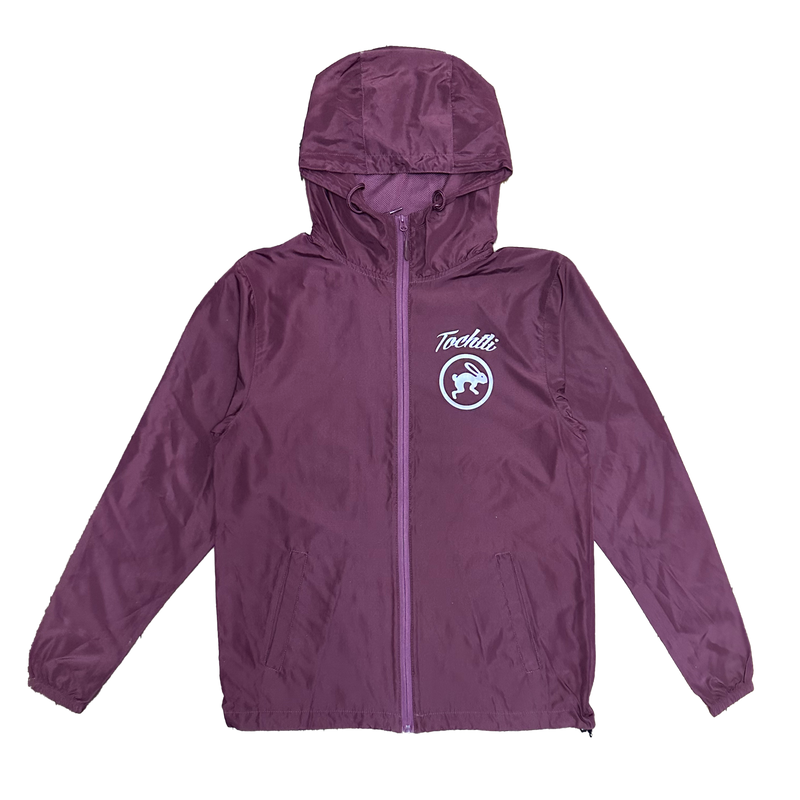 Windbreaker - Quetzalcoatl 2 - Maroon - Full-Zip