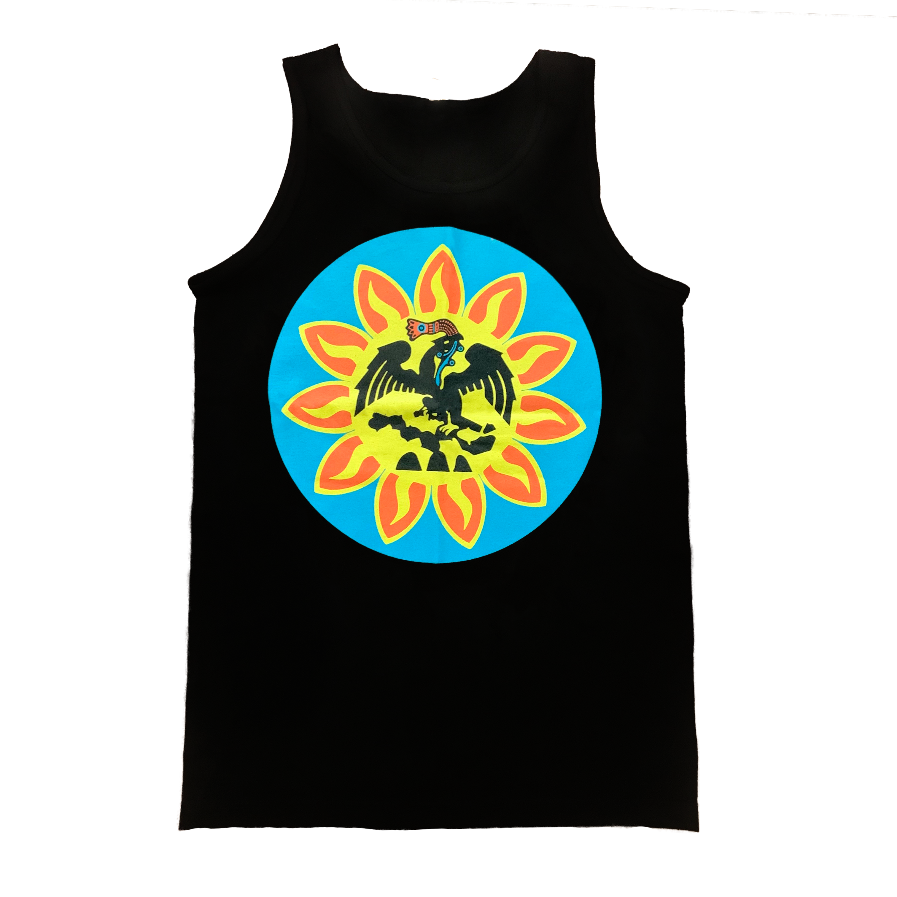 Tank Top - Mexica Flag - Black