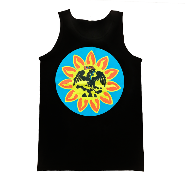 Tank Top - Mexica Flag - Black