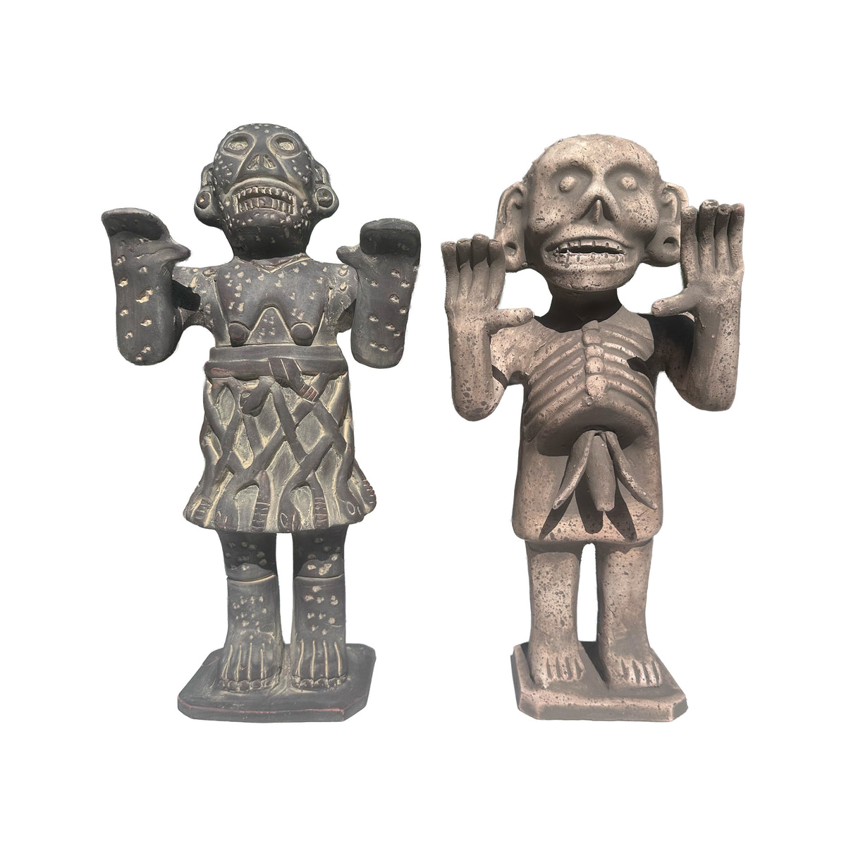 Statues - Mictlantecuhtli & Mictlancihuatl